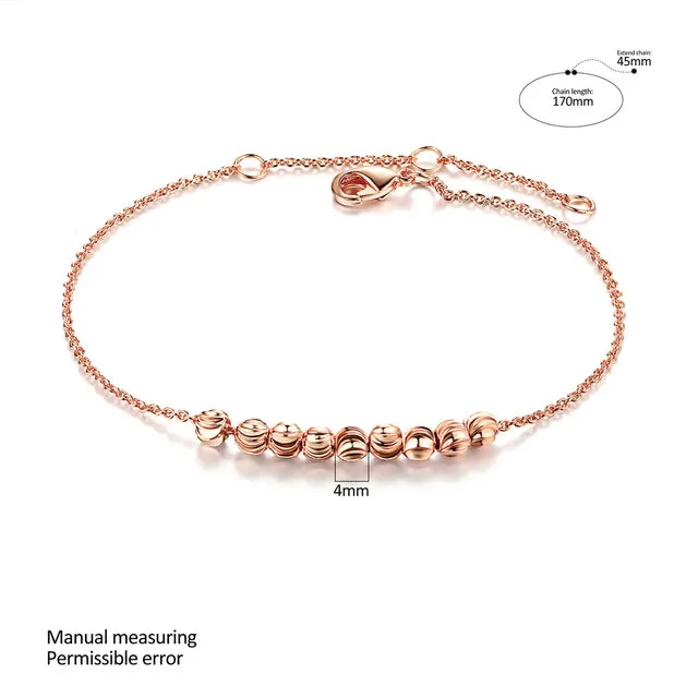 Metal Beads Anklets Chain