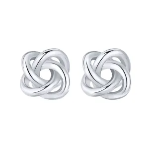 Minimalist S925 Chunky Earrings – 18K Silver Plated, Chic & Stylish