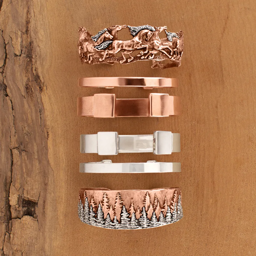 Modernist Cuff - Wide in Copper