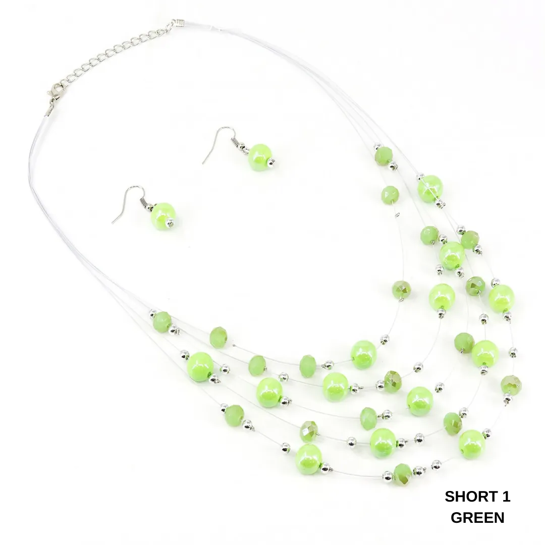 Necklace Sets Long/Short Beads