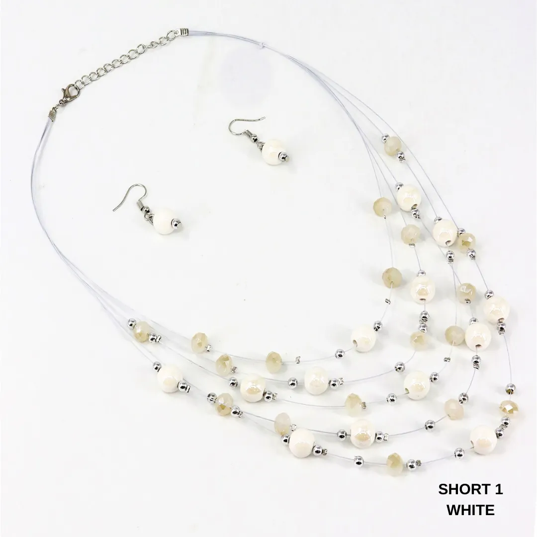 Necklace Sets Long/Short Beads