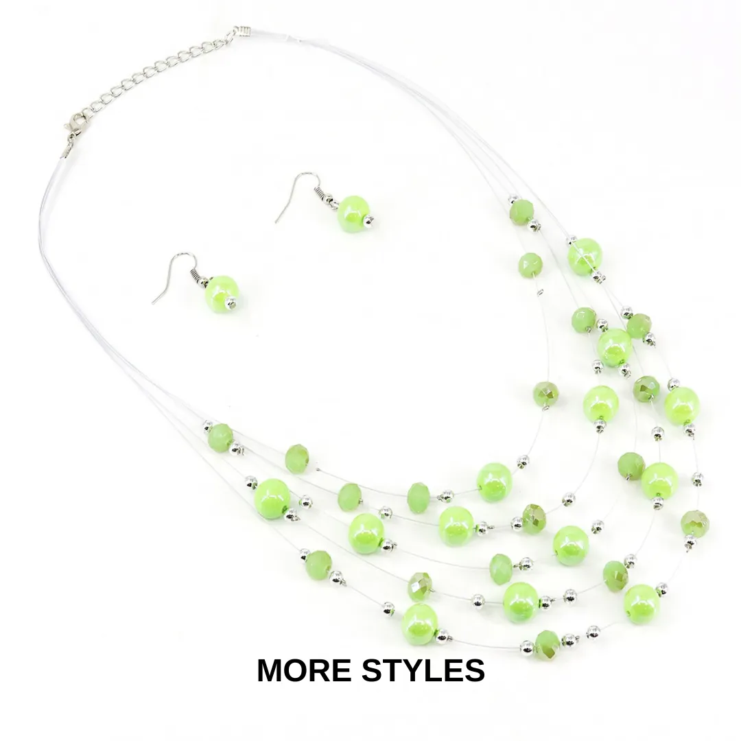 Necklace Sets Long/Short Beads
