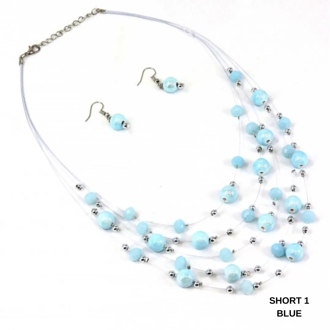 Necklace Sets Long/Short Beads