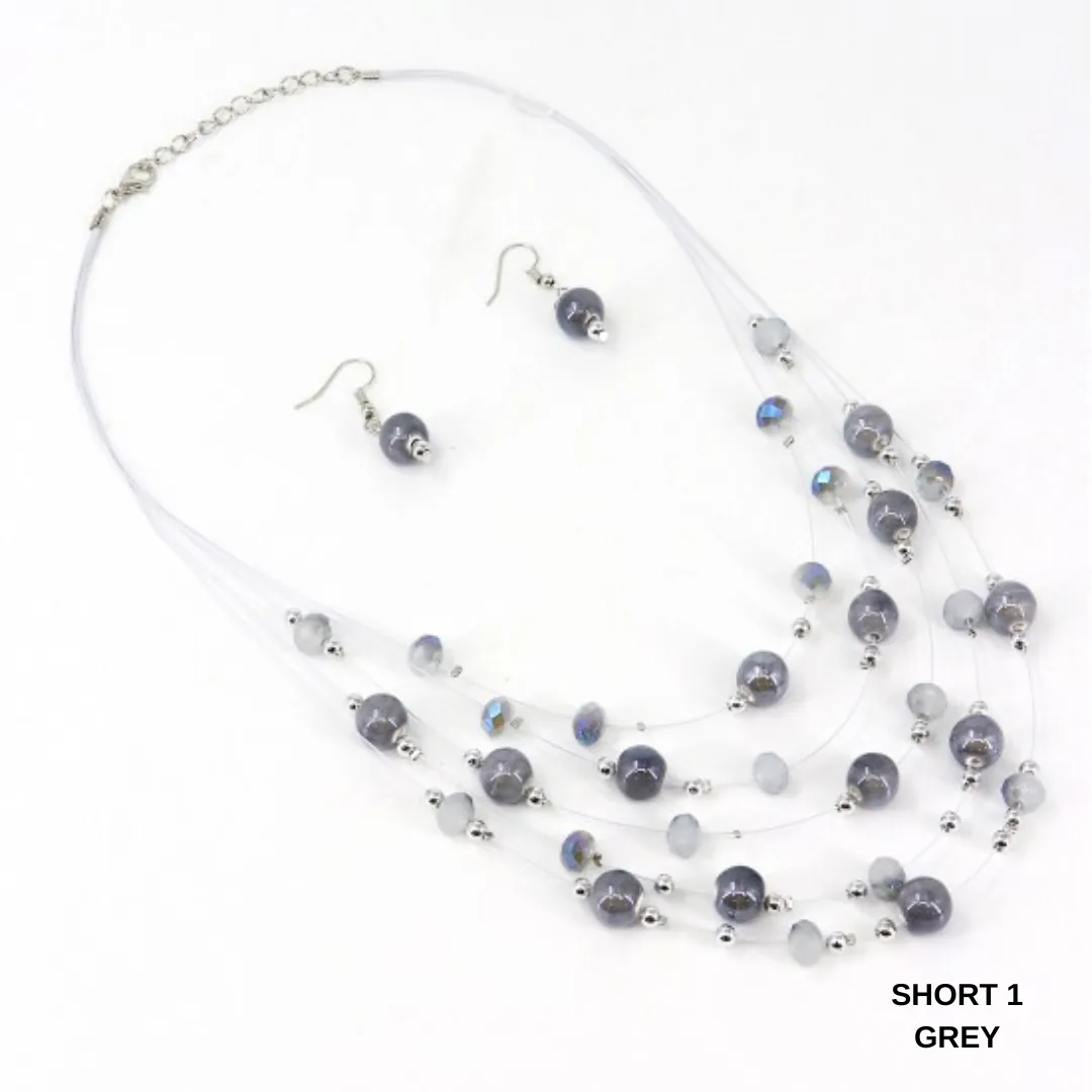 Necklace Sets Long/Short Beads