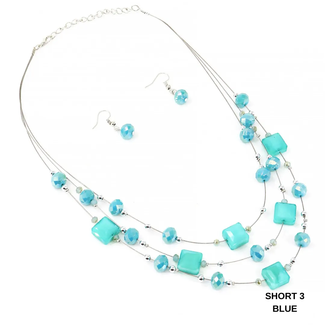 Necklace Sets Long/Short Beads