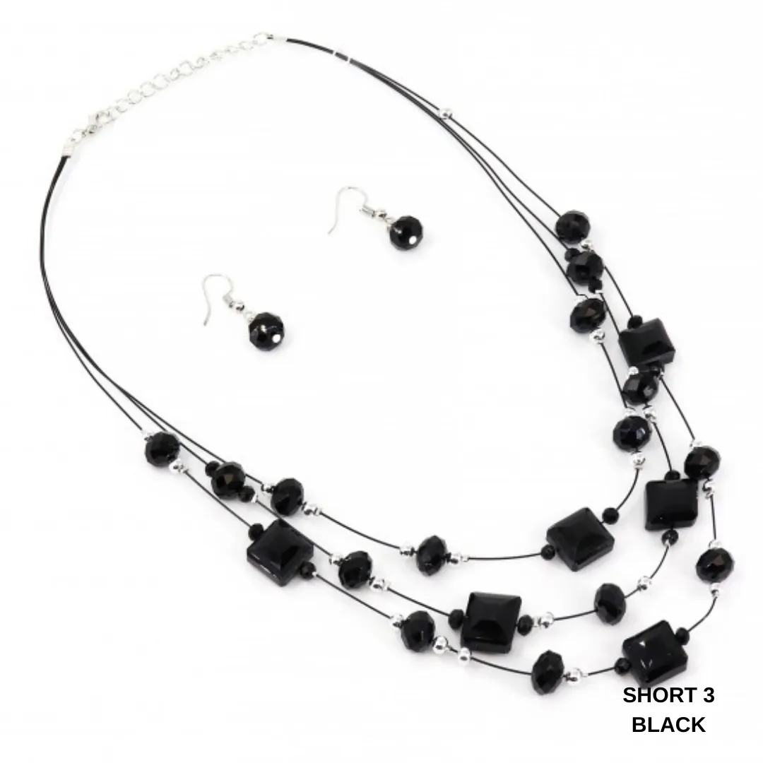 Necklace Sets Long/Short Beads