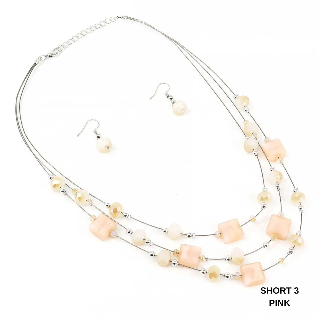 Necklace Sets Long/Short Beads