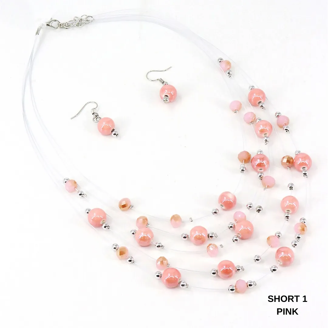 Necklace Sets Long/Short Beads