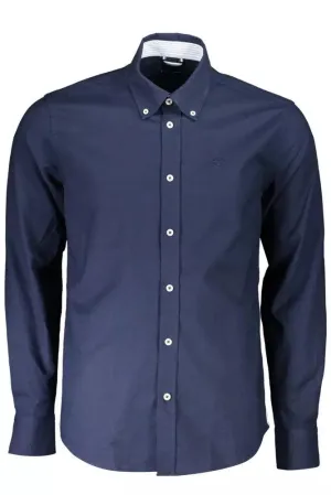 North Sails Blue Cotton Men Shirt