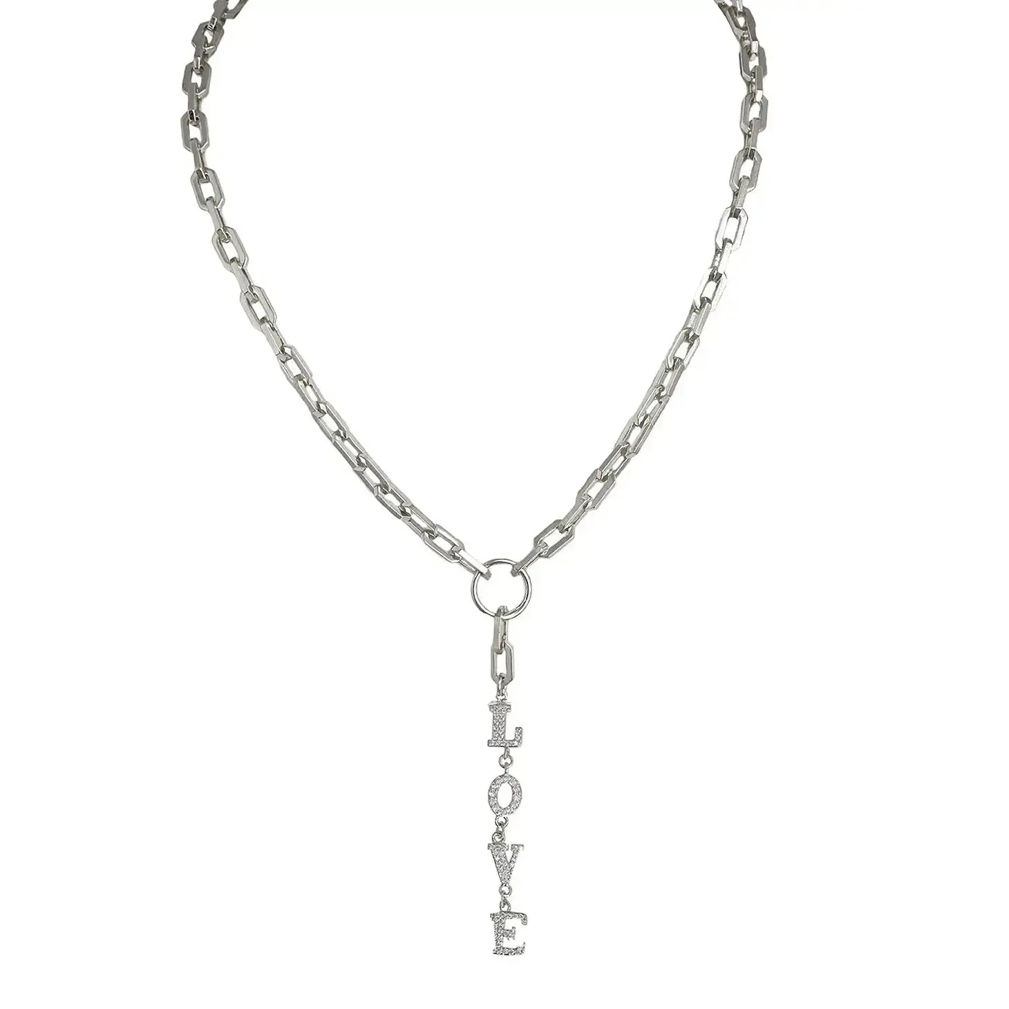 Pamela Love Paperclip Necklace - Silver