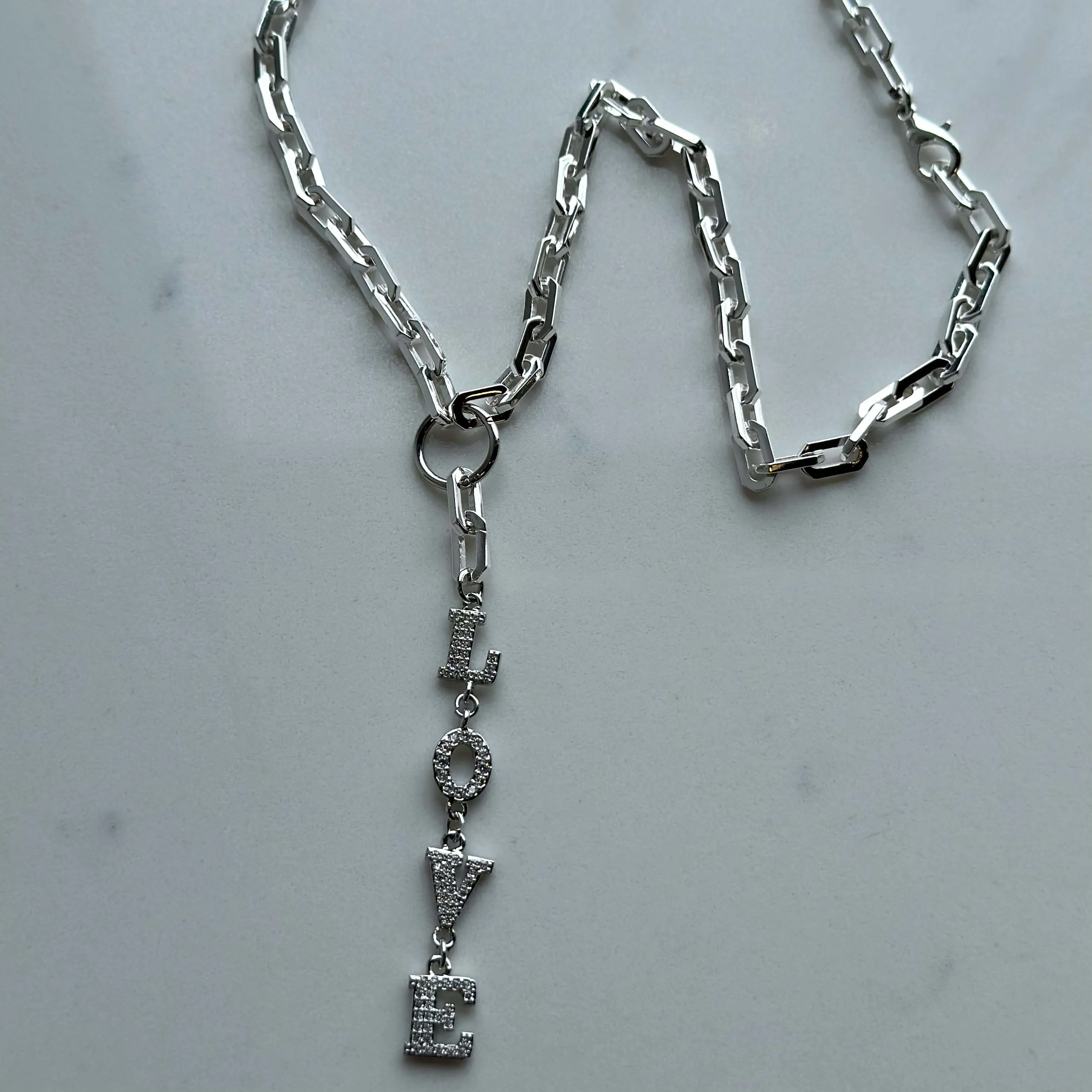 Pamela Love Paperclip Necklace - Silver