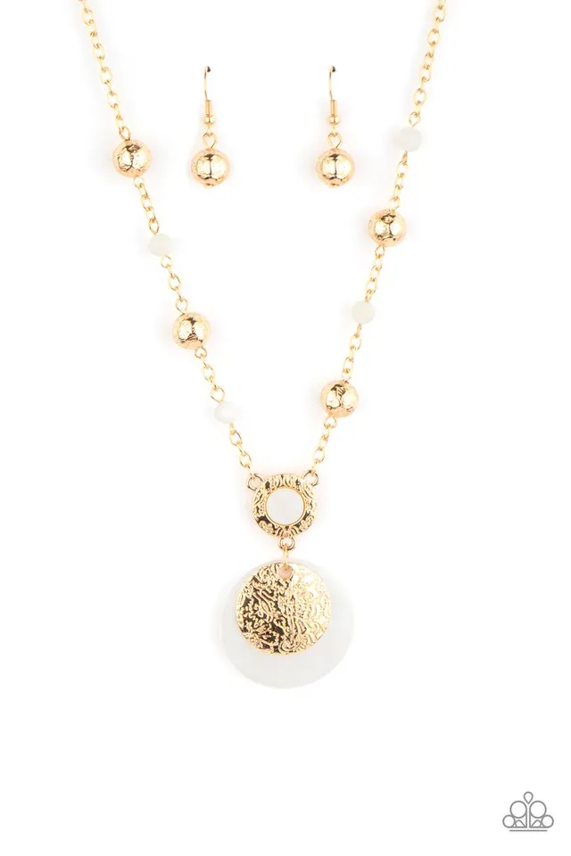 Paparazzi Necklace ~ SEA The Sights - Gold