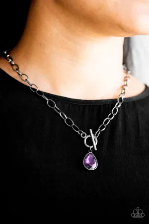 Paparazzi Necklace ~ So Sorority - Purple