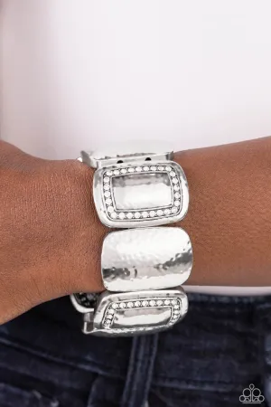 Paparazzi Refined Radiance - White Bracelets P9RE-WTXX-568XX
