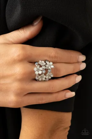 Paparazzi Ring ~ Blooming Banquet - White