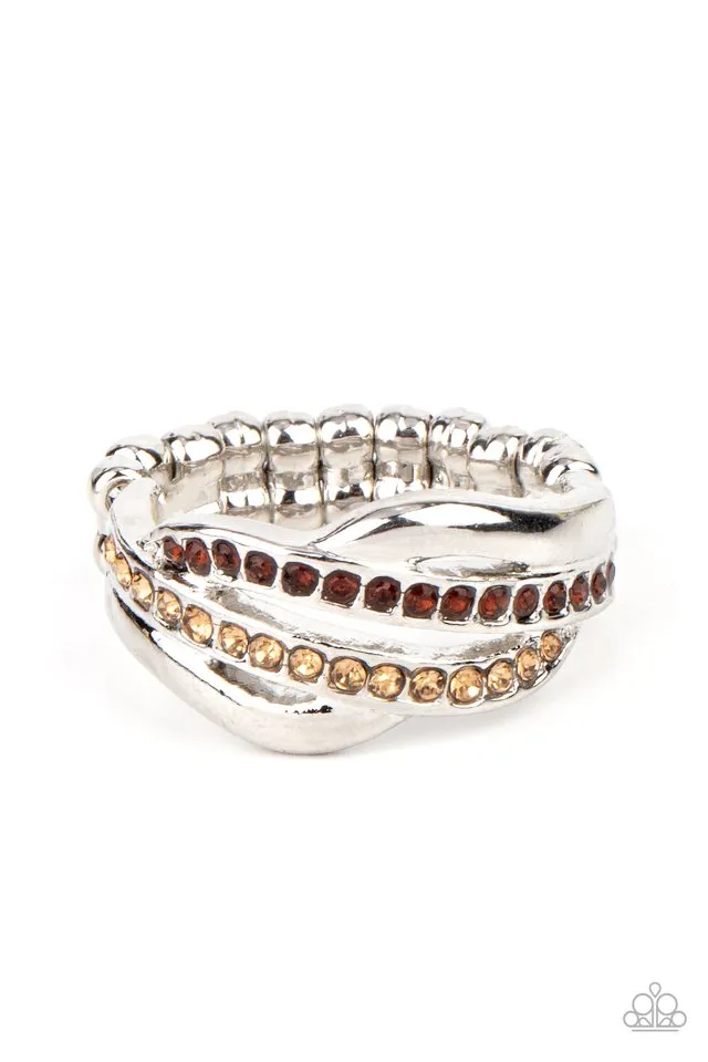 Paparazzi Ring ~ Daintily Dreamy - Brown