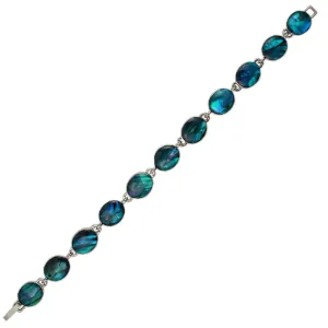 Paua Oval Linked Bracelet
