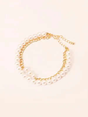 Pearl Layered Anklet