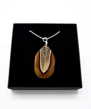 Pheasant Feather Necklace