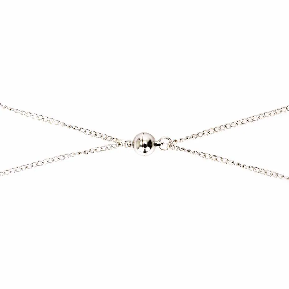 Pokemon Pikachu & Eevee Magnetic Pokeball Charm Necklace