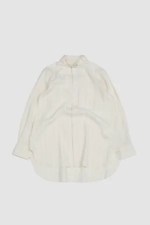 Portrait Shirt White/ Blue