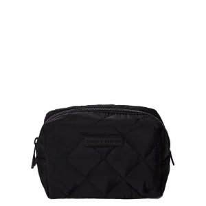 Quilted Black cosmetic case