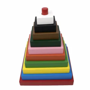 Rainbow Stacker Square (10 Pcs)