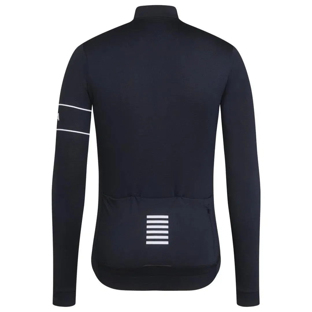 RAPHA Pro Team Long Sleeve Jersey - DNW Dark Navy/White