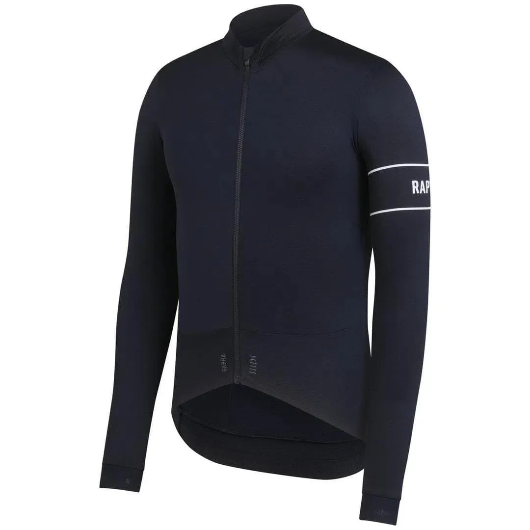 RAPHA Pro Team Long Sleeve Jersey - DNW Dark Navy/White