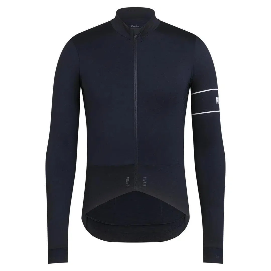 RAPHA Pro Team Long Sleeve Jersey - DNW Dark Navy/White