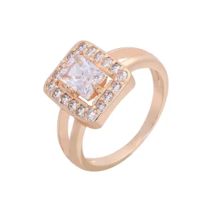 Rose Gold halo rings