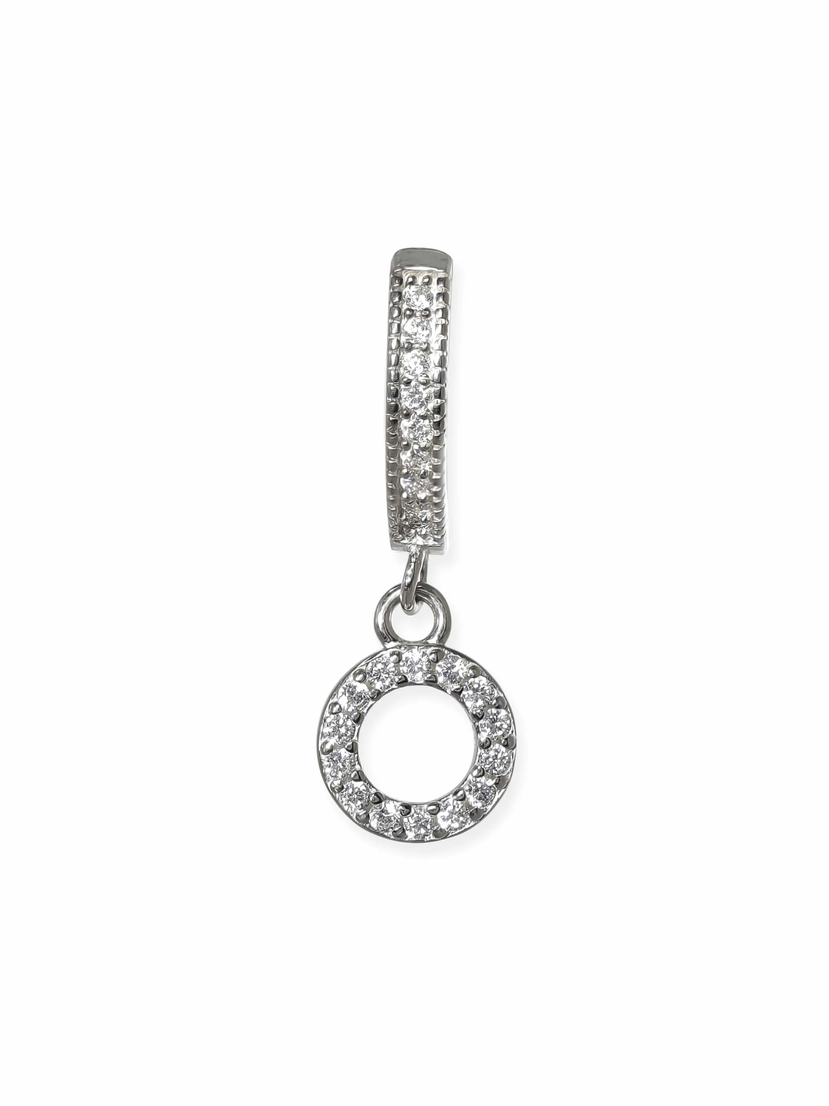 Rubans Silver Sterling Silver Tempest Hoop Earrings