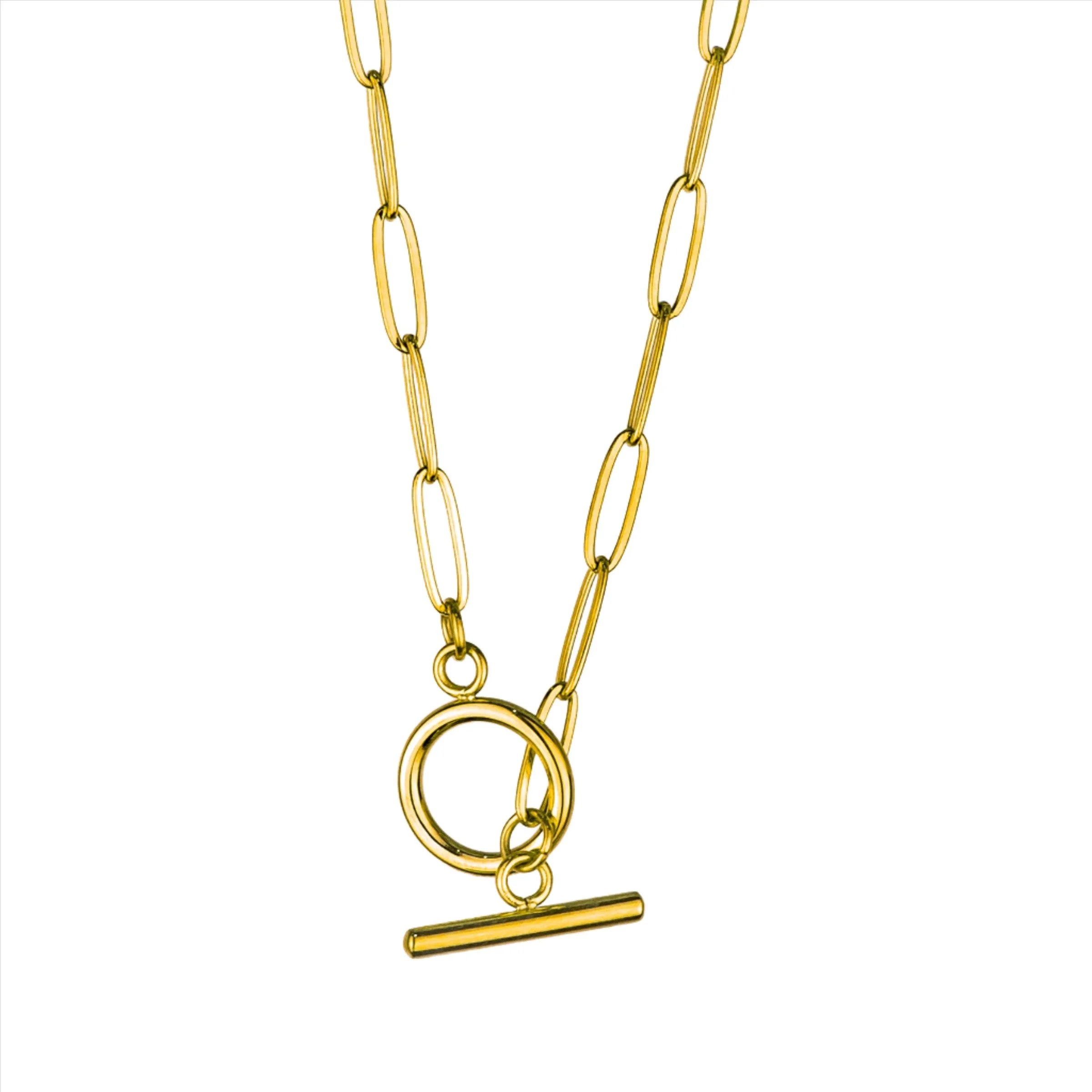Saffron Round Clasp Bracelet - Gold