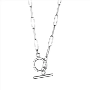 Saffron Round Clasp Bracelet - Silver