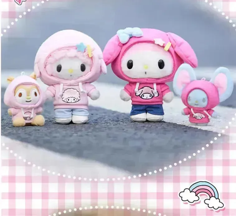 Sanrio Citywalk Series Plush Keychain and Brooch