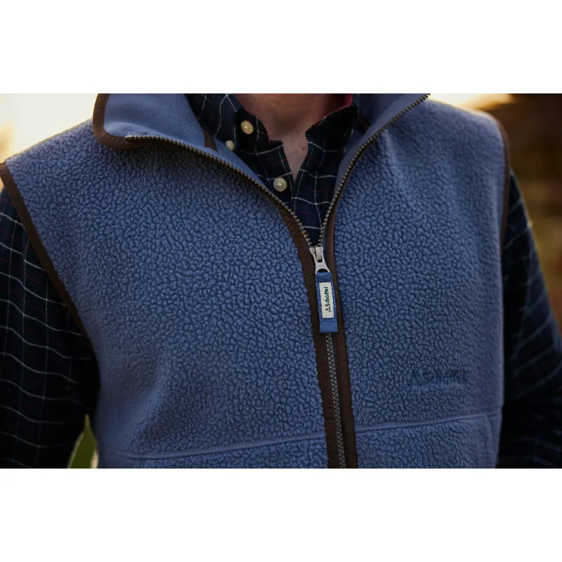 Schoffel Aldeburgh Tailored Mens Shirt - Navy/Red/Ecru Check