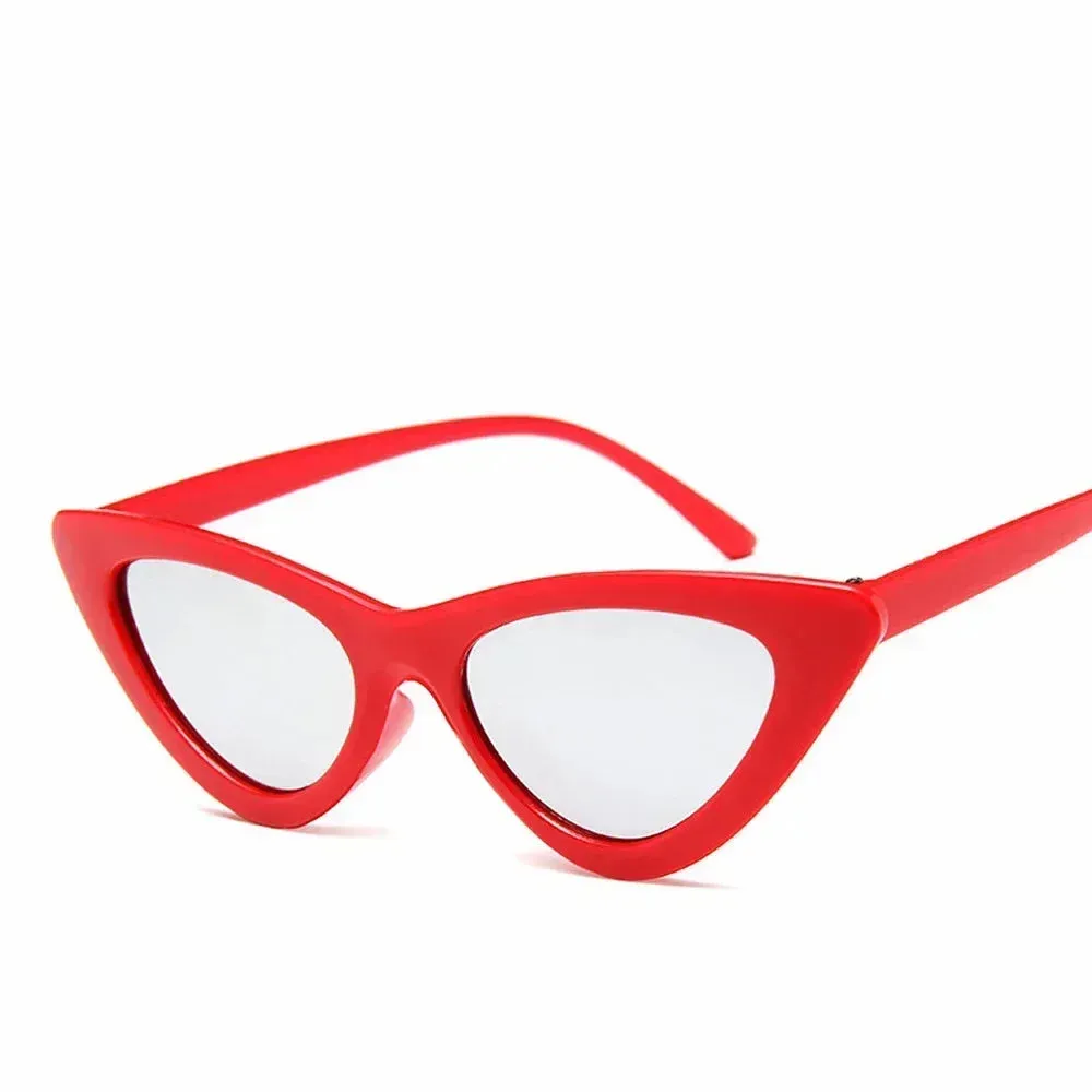 Selene Cat Eye Sunglasses  Vintage Slim Frame UV Eyewear for Women