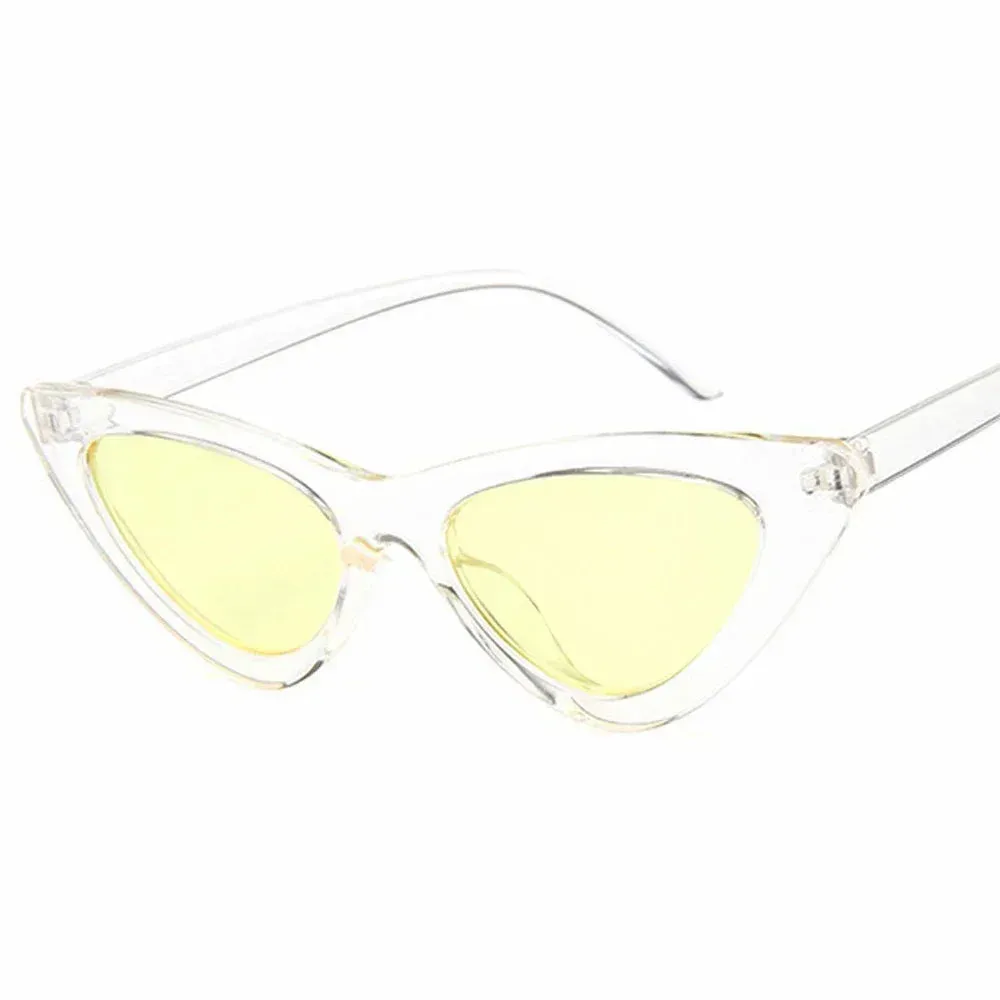 Selene Cat Eye Sunglasses  Vintage Slim Frame UV Eyewear for Women