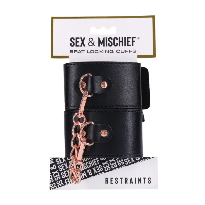 Sex & Mischief Brat Locking Cuffs*