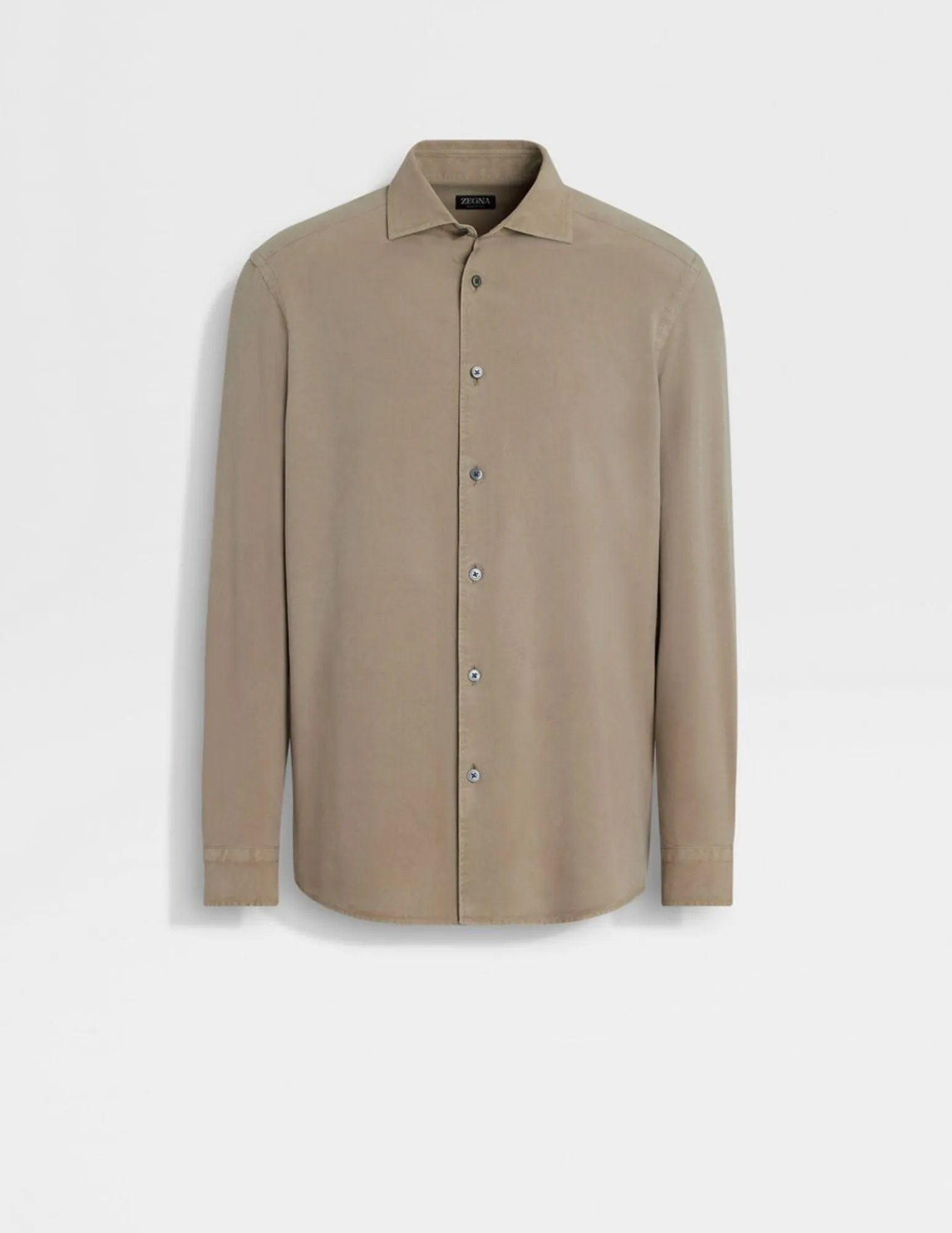 Silk Shirt | Tan