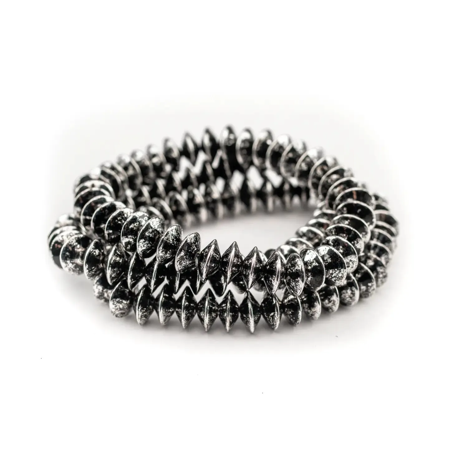 Silver Disc Bracelet