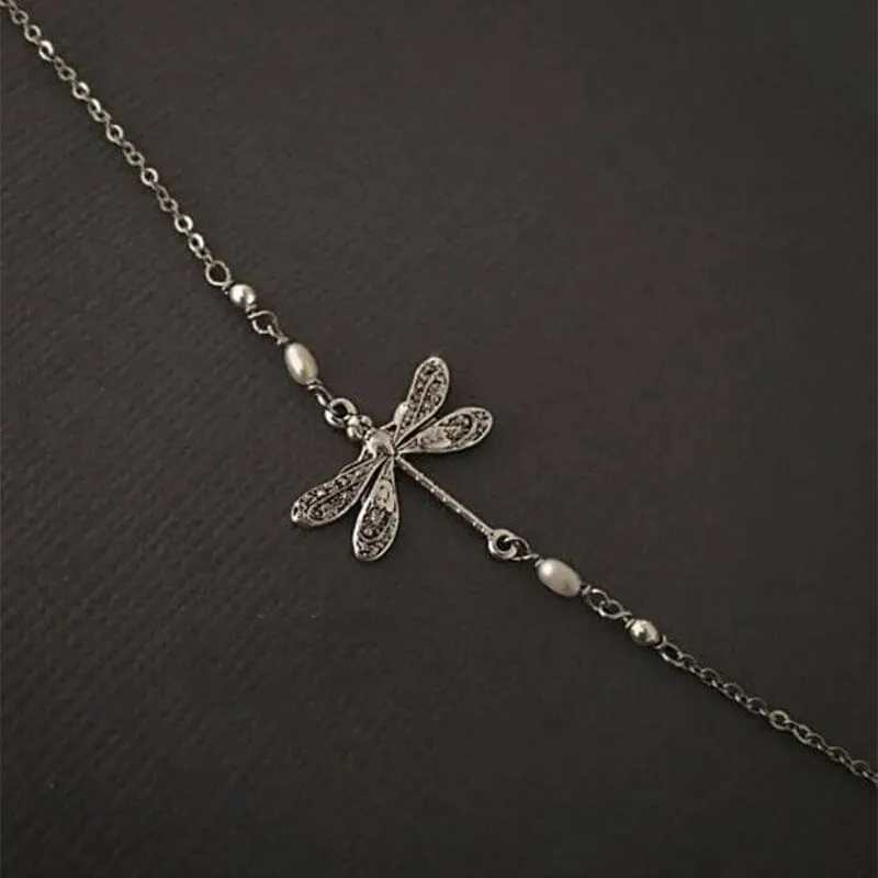 💟Simple Fashion Dragonfly Insect Women's Anklet✨