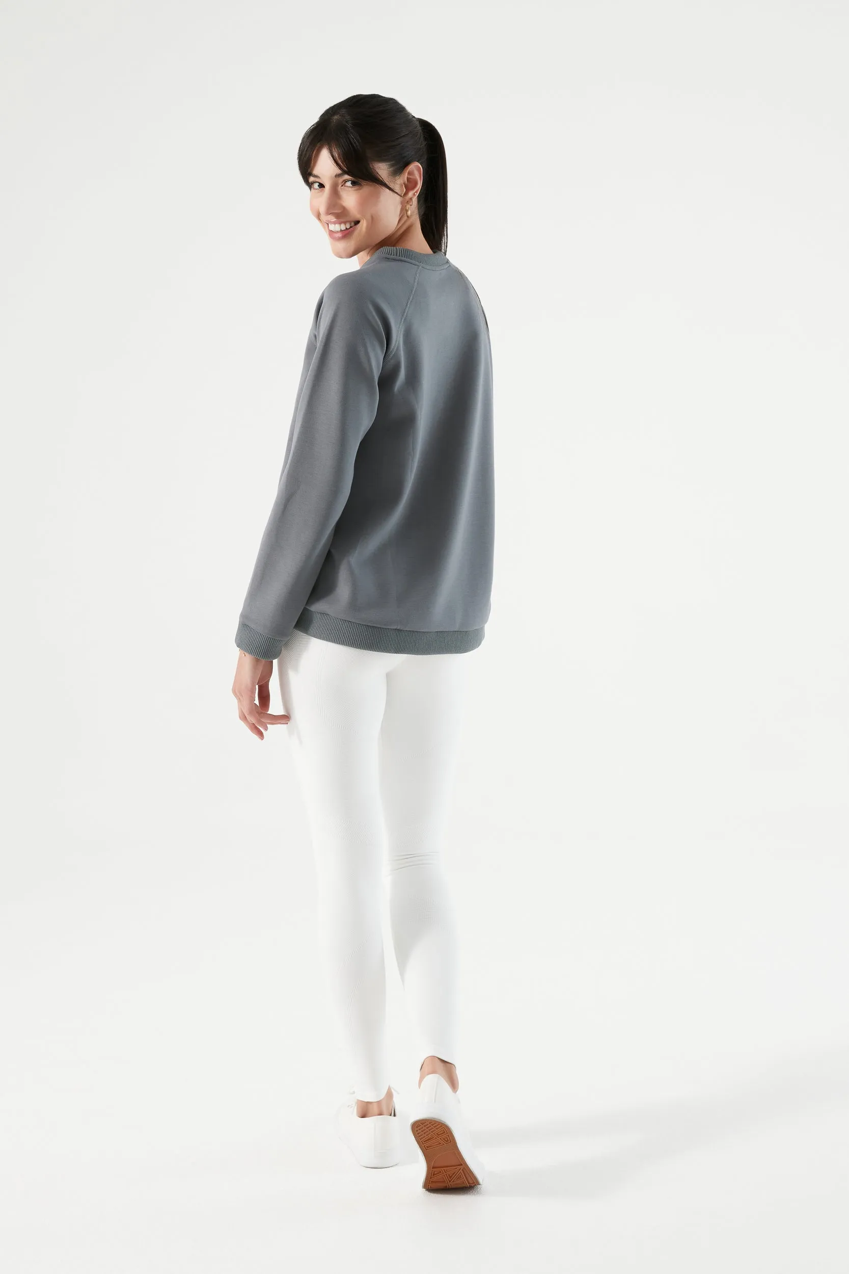 Sleek Crew - Softest Crewneck Sweatshirt for Women