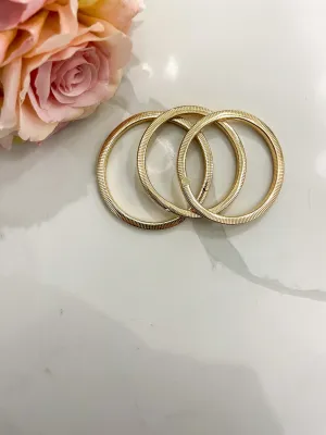 Snake Stretch Chain Bracelet Set in Gold *FINAL SALE*