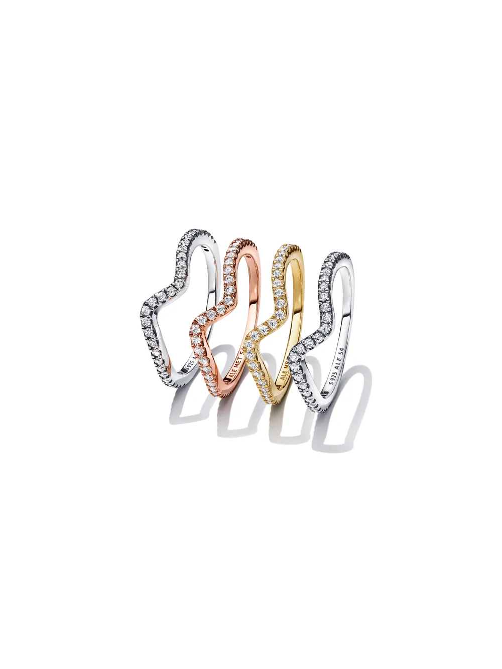 Sparkling Wave Ring