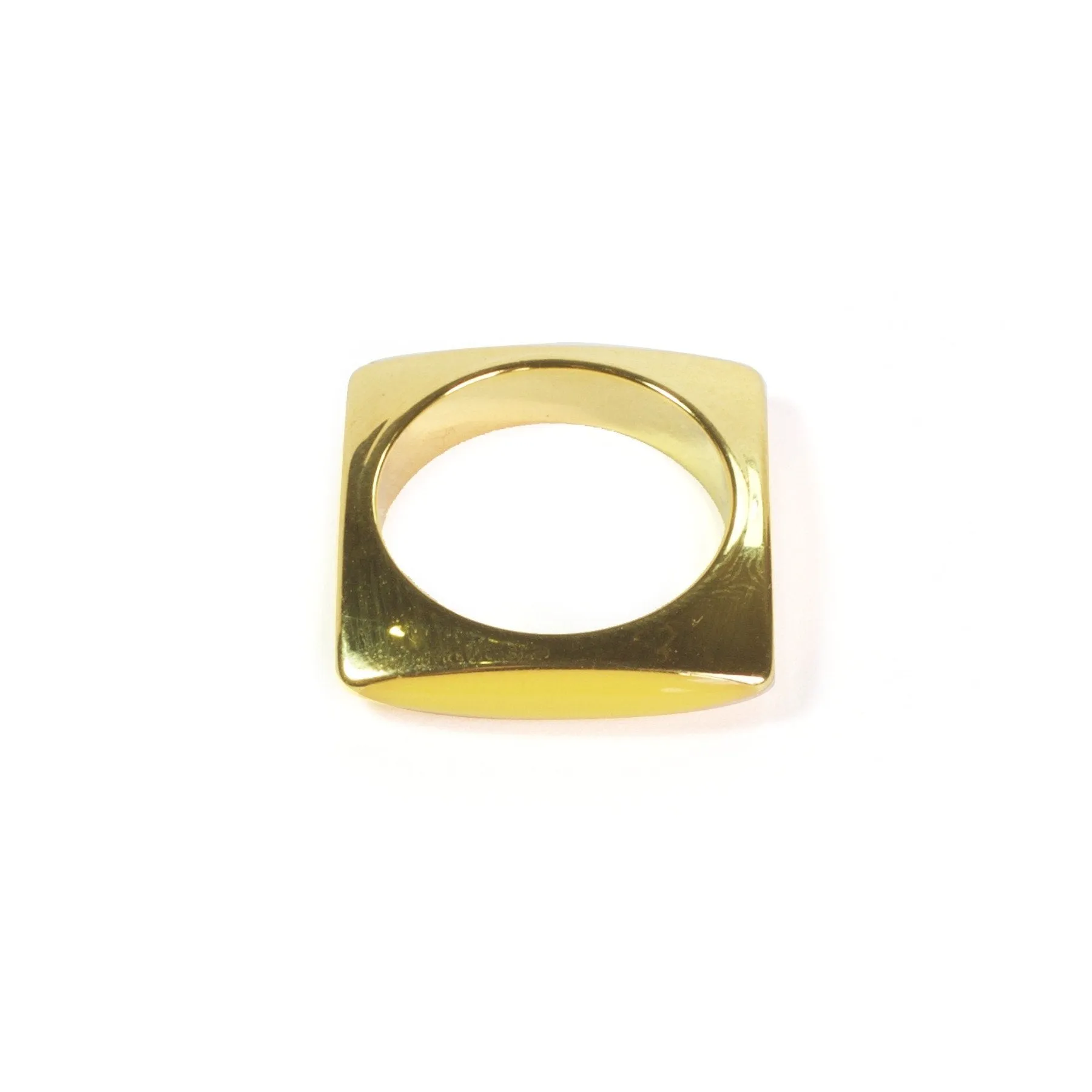 Square Enamel Ring
