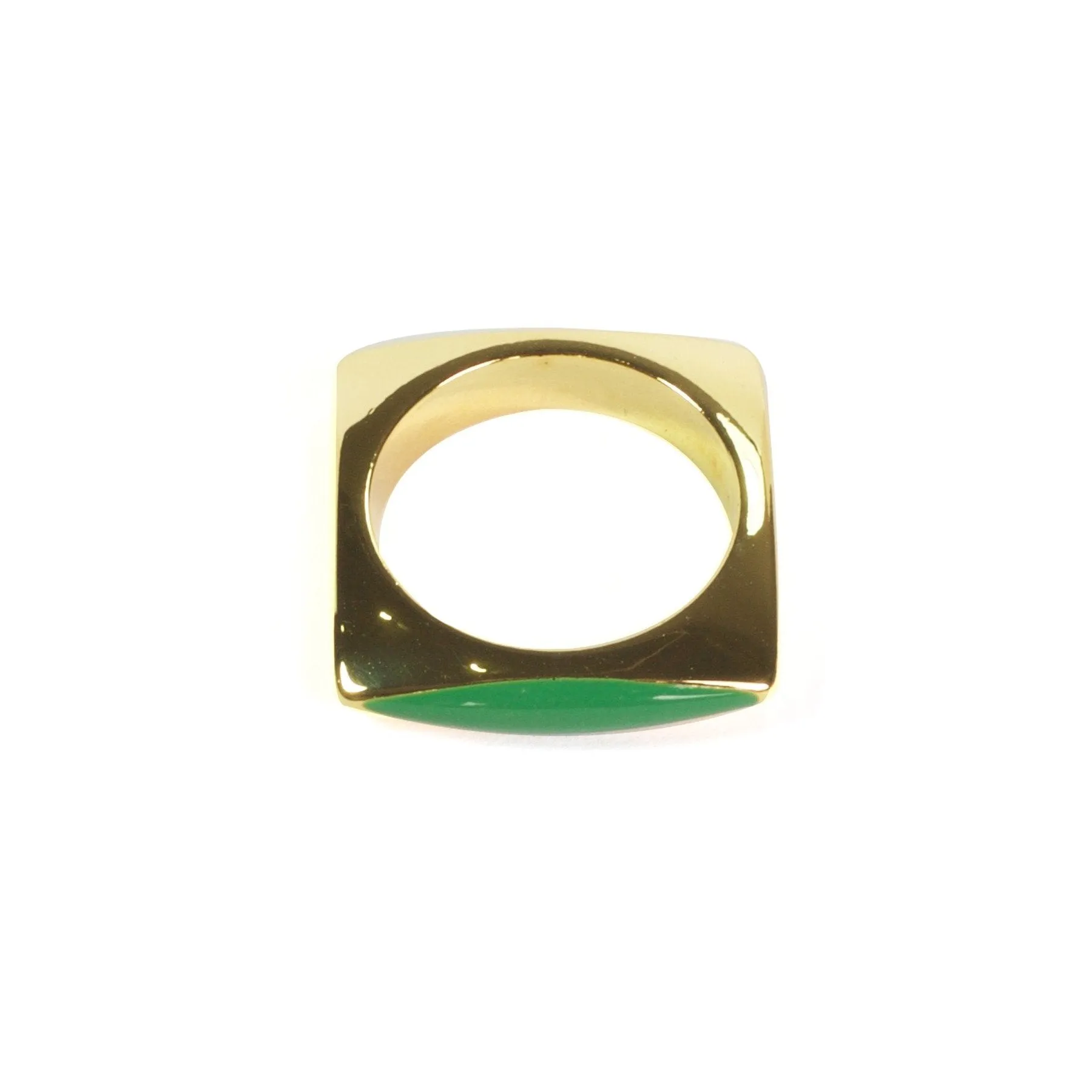 Square Enamel Ring