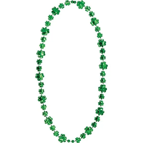 St Patrick Shamrock Necklaces 3 Ct