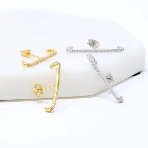 Sterling Silver Bar Ear Cuffs