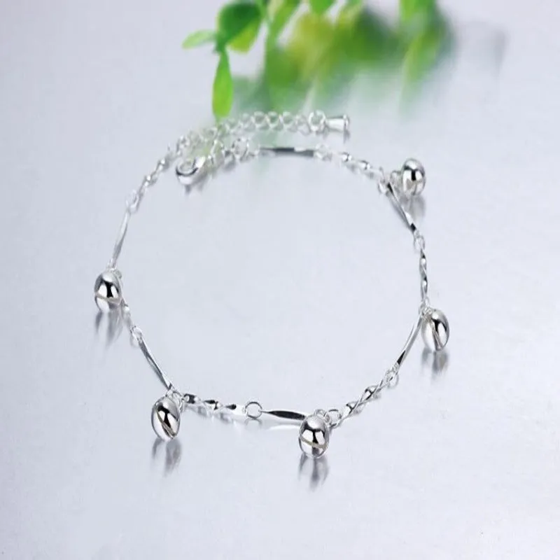 Sterling Silver Fashion Minimalist Anklet For Women